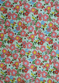 100% 45" Craft Cotton Poplin Designer Floral Print D#89