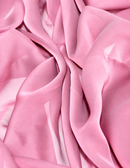 Cationic Chiffon Dress Fabric Candy Pink Silky Touch Fashion 60" Dress, Sarong & Decoration