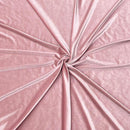Dusky Pink Plain Velvet Fabric Premium Spandex 2-Way Stretch Dyed 58" Wide Crafting Per Metre
