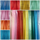 Metallic Shimmer Organza Polyester Fabric 59" 149cm Wide