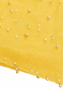 60" Net Fashion Studded Pearl Beaded Bridal Fabric Decoration/craft/dress/scarf