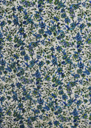 100% 45" Cotton Poplin Flower Mix Print D