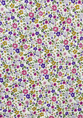 Floral Burst Cotton Print Fabric 100% Poplin 45" Width ROSE & HUBBLE Branded Oeko-Tex Crafting D#7