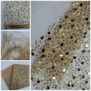 Heavy Beaded Lace Fabric|Beaded Pearlised Lace on Tulle| Bridal Lace 150 cm Wide| In 10 Gorgeous Colours