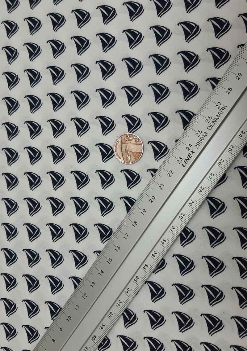 Sail Ships Print 100% 45"Craft Cotton Poplin Print D