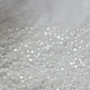 Sequin on Stretch Velvet With Luxury Sequins all Over 5mm Shining Sequin 2-way Stretch 60” Wide