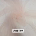Soft Net Fabric 150cm Wide Tulle Mesh Bridal Veil Dress Gown Tutu