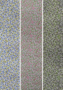 45" 100% Printed Polycotton Floral Print  D