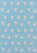 Christmas Angel Stars Polycotton Fabric Angel Cherub Rose & Hubble 45" Wide Crafts Dressing D