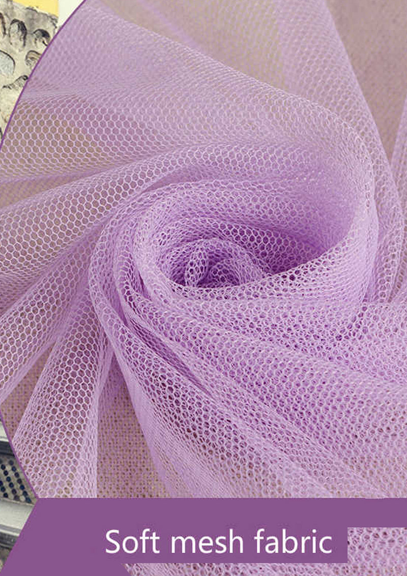 Baby Pink Dress Net Fabric Tulle Mesh Dancewear 60" Stiff Bridal Dress Gown Tutu Per Metre