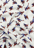 Spiderman Cotton Printed Fabric BRANDED 100% Poplin Marvel DC Comics Superhero Kids 60" Width D#106