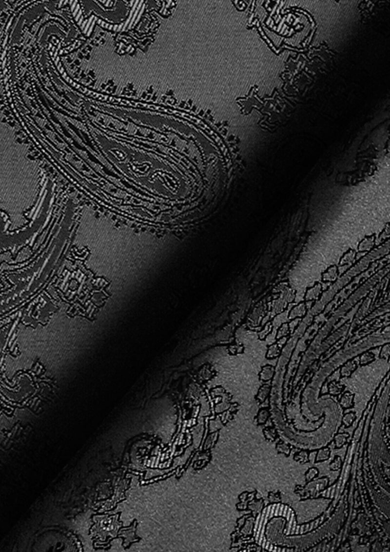 Paisley Jacquard Lining Fabric Polyviscose Upholstery Dress 58" Two Tone Woven