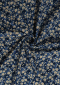 100% 45" Craft Cotton Poplin Fabric Mini Flower Leaves Print Face Mask Use D#231