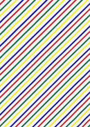 Multicoloured Stripes Polycotton Print Fabric 45" Wide ROSE & HUBBLE Branded 5mm Rainbow Horizontal Lines Crafts Dress Material D