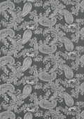 Paisley Jacquard Lining Fabric Polyviscose Upholstery Dress 58" Two Tone Woven