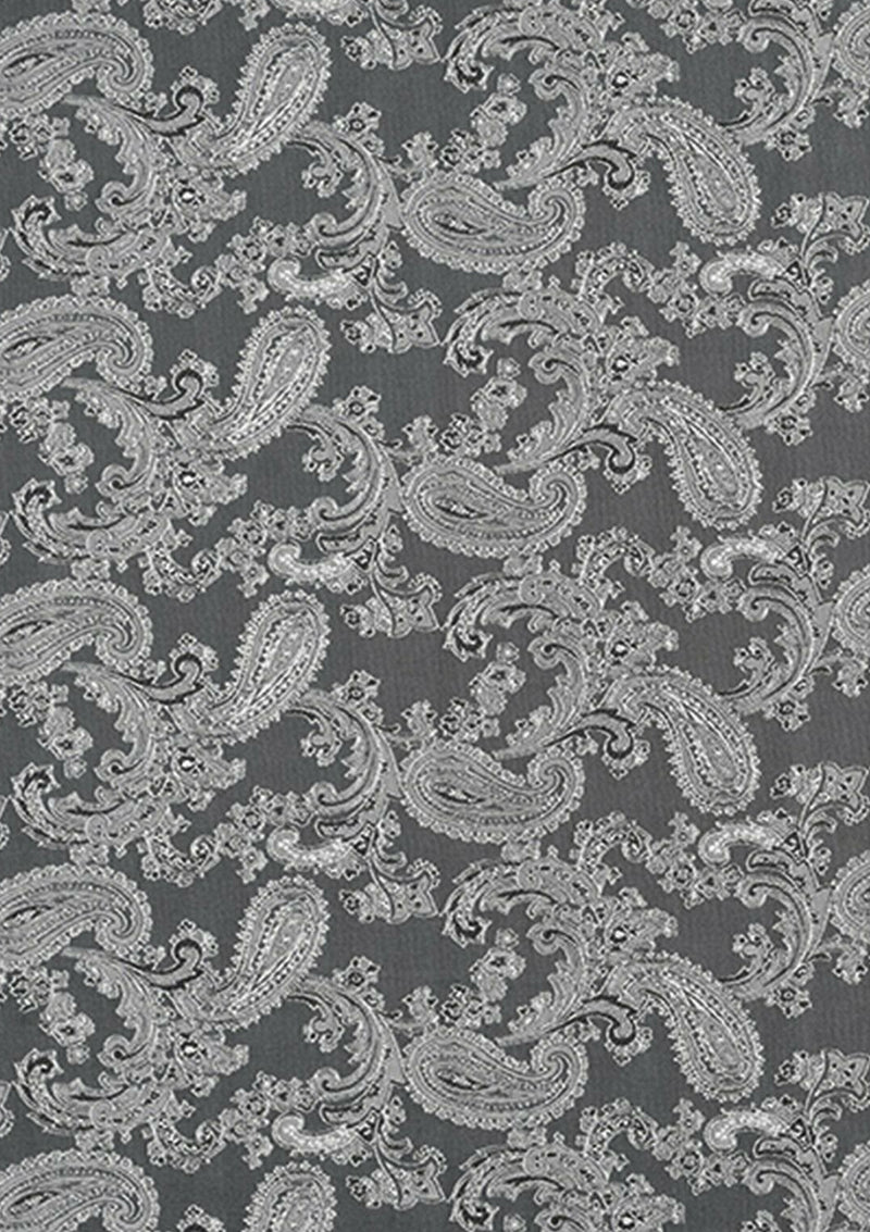 Paisley Jacquard Lining Fabric Polyviscose Upholstery Dress 58" Two Tone Woven