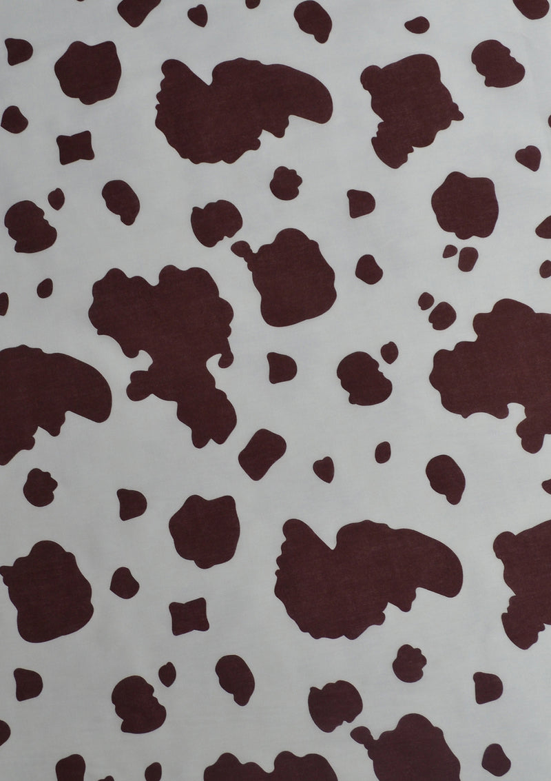 100% 45" Polycotton Cow Animal Skin Printed Fabric + Face Masks D