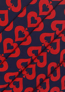 Ace of Spades Print Fabric Designer Silky Soft Touch 60" Width Mechanical Stretch D