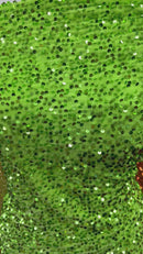 Sequin on Stretch Velvet With Luxury Sequins all Over 5mm Shining Sequin 2-way Stretch 60” Wide