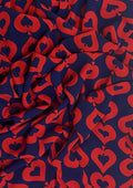 Ace of Spades Print Fabric Designer Silky Soft Touch 60" Width Mechanical Stretch D#76