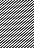 Black Candy Stripes Polycotton Print Fabric Horizontal 3mm Stripes 45" Crafting D#62