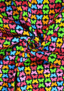 Butterfly Cotton Print Fabric Freedom 45" Wide 100% Cotton Poplin Fabric D