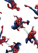 Spiderman Cotton Printed Fabric BRANDED 100% Poplin Marvel DC Comics Superhero Kids 60" Width D