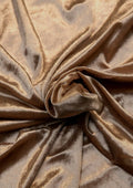 Antique Gold Premium Velvet Gloss Finish Fabric 1-Way Stretch 60" for Soft Furnishing & Dress