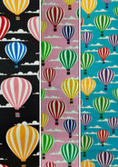 Hotair Balloon Novelty 100% 45"Craft Cotton Poplin Print D