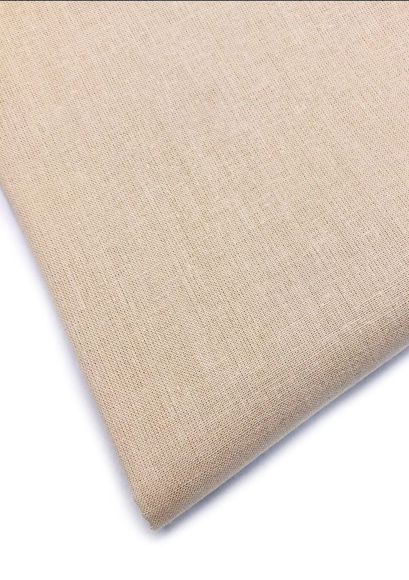 Beige 60 Square Cotton Plain Fabric 60" Extra Wide 100% Cotton Craft Sheeting Fabric Material For Dressmaking Craft Project Sewing Quilting