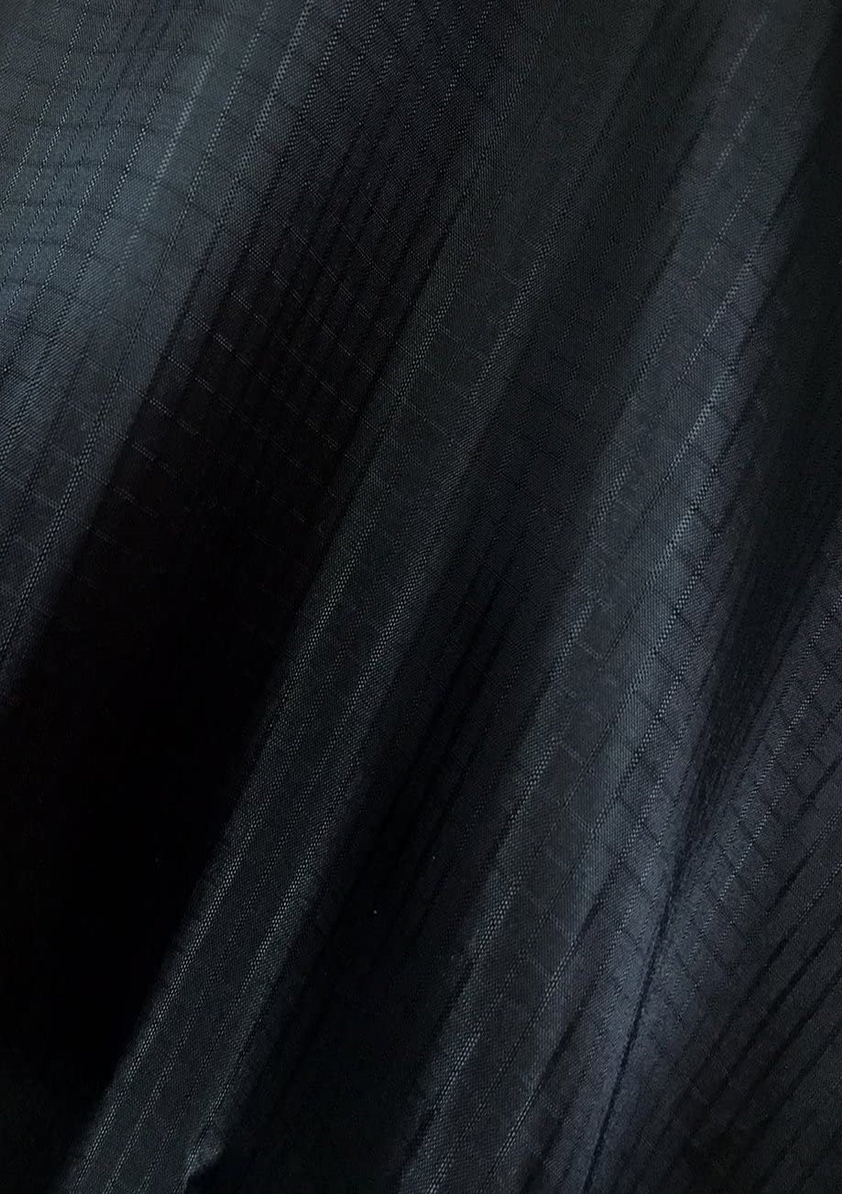 Black Water Resistant Ripstop Fabric Lightweight 60