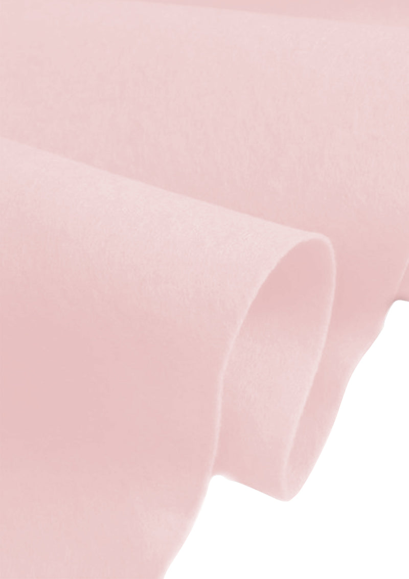 Baby Pink Felt Fabric 60" (150cms) Extra Wide 1-2mm Thick for School Projects. Sewing, Decoration, Craft Supplies, Table Cover & Art Projects