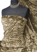 Premium Spun Ice Crush Effect Velvet 2 Way Spandex 60" Craft, Dress & Decoration 1