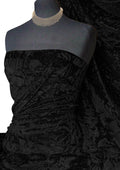 Premium Spun Ice Crush Effect Velvet 2 Way Spandex 60" Craft, Dress & Decoration 1
