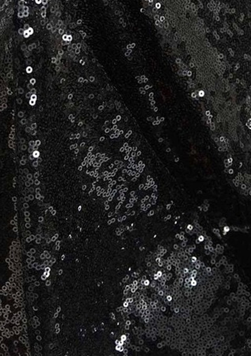 Sequins 3mm Allover Embroidered Fabric on Tulle/Net Material for Decor, Sewing, Dress, Tablecloths & Craft | 52" - 132cms Usable Width | Sold by The Metre