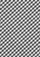 Medium Check 1/8" Black 45" Wide Gingham Polycotton Fabric Check Material Dress Crafts Uniform