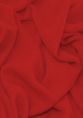 Premium Crepe Chiffon Fabric Claret Red Plain Dyed 44/45" Decoration,Craft & Dress