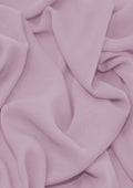 Premium Crepe Chiffon Fabric Dusky Pink Plain Dyed 44/45" Decoration,Craft & Dress
