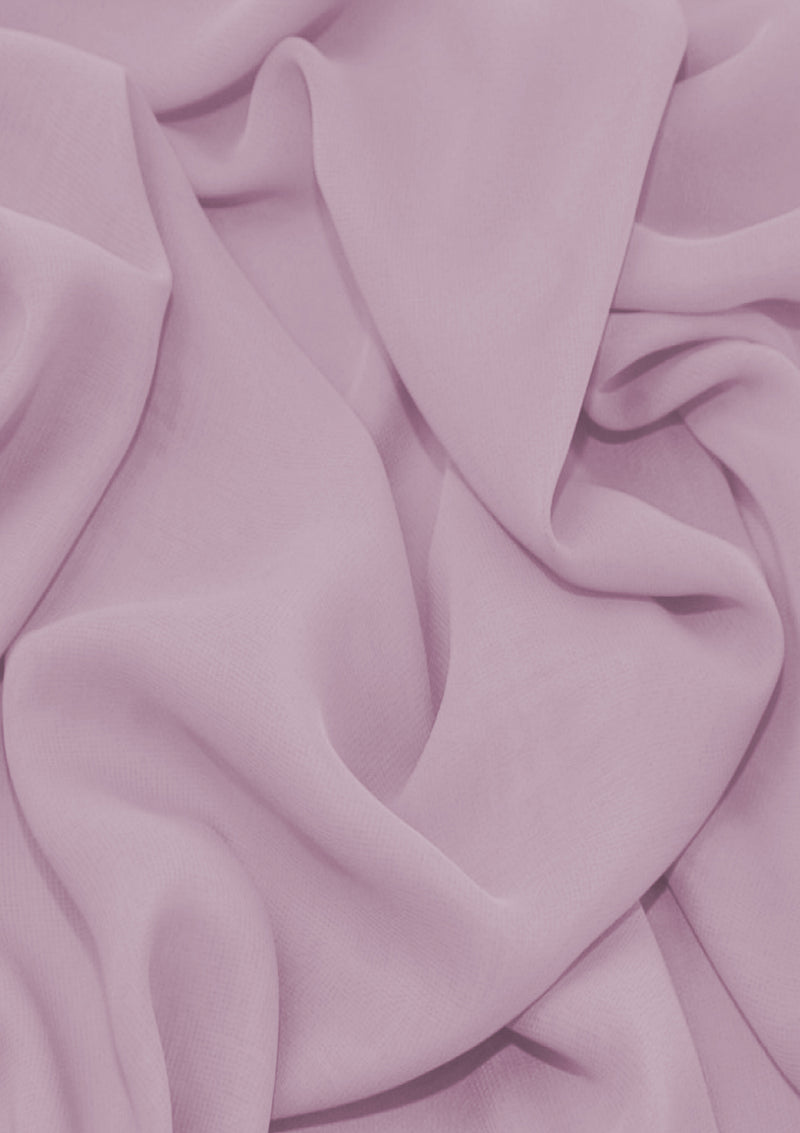 Premium Crepe Chiffon Dress Fabric Plain Dyed 44/45" Decoration,Craft (CHIFFON 4)