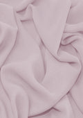 Premium Crepe Chiffon Fabric Mauve Plain Dyed 44/45" Decoration,Craft & Dress