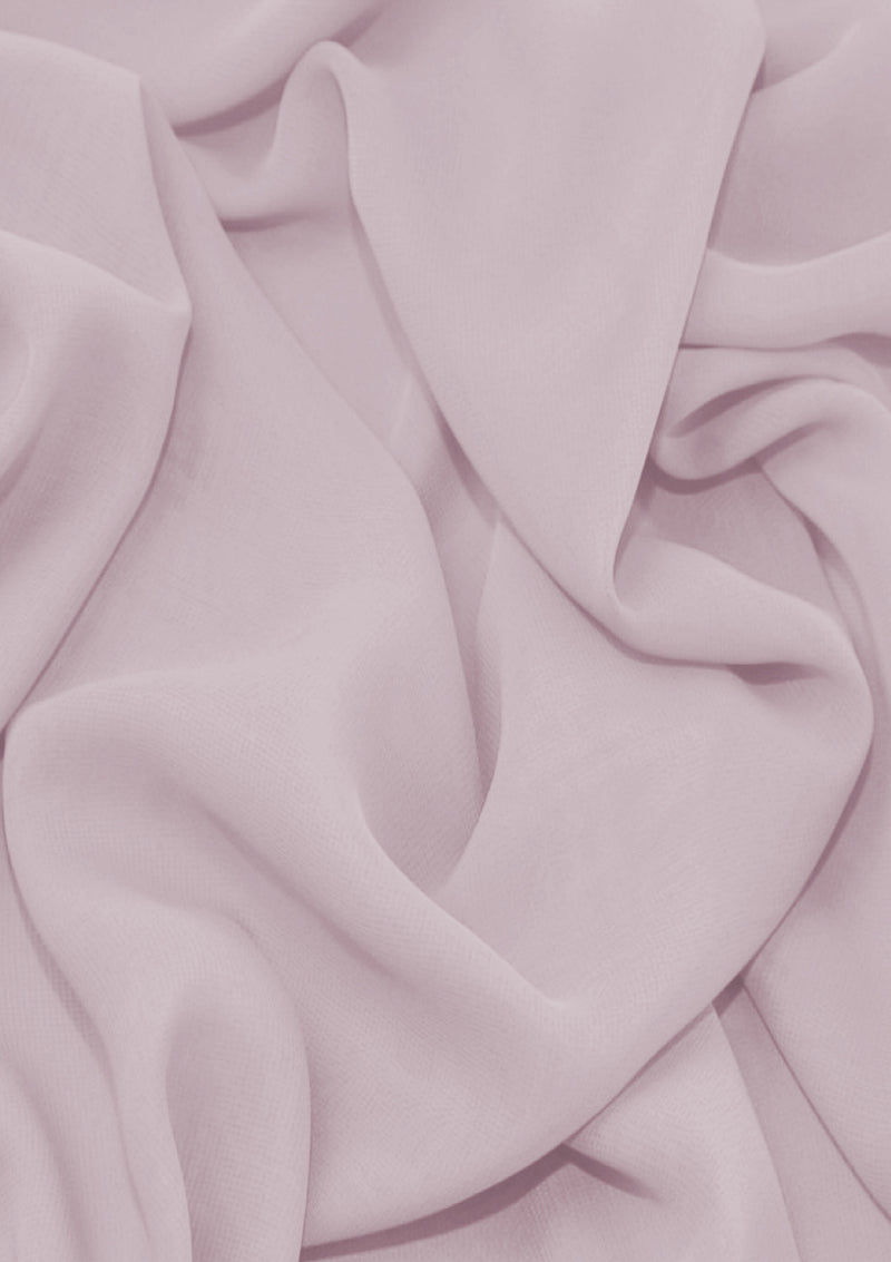 Premium Crepe Chiffon Dress Fabric Plain Dyed 44/45" Decoration,Craft (CHIFFON 1)