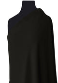 Chocolate Brown High Twist Crepe Fabric Plain 60" Textured 100% Polyester Dress/craft/fashion