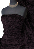 Premium Spun Ice Crush Effect Velvet 2 Way Spandex 60" Craft, Dress & Decoration 1