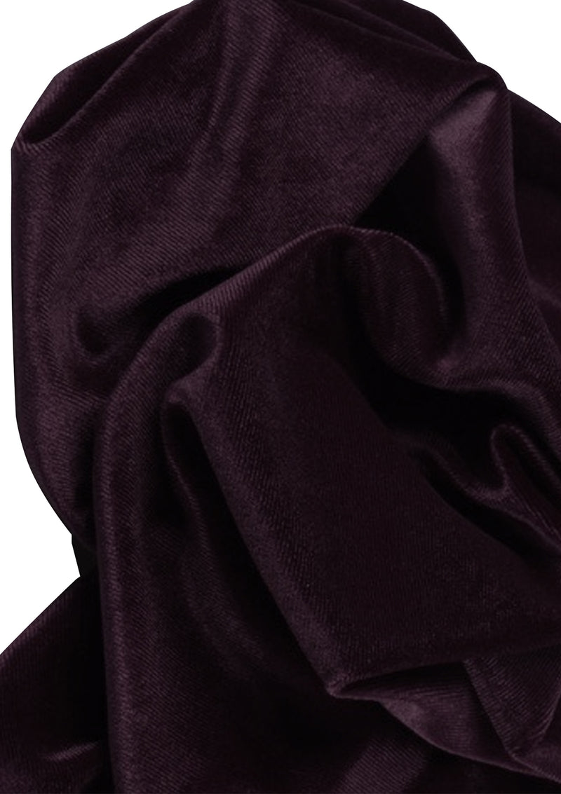 Premium Spandex 2-way Stretch Velvet Plain Dyed 58" Dress, Garments & Cushions