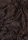 Chocolate Brown Crushed Velvet 1 Way Stretch Fabric 60" Width Clearance Per Metre