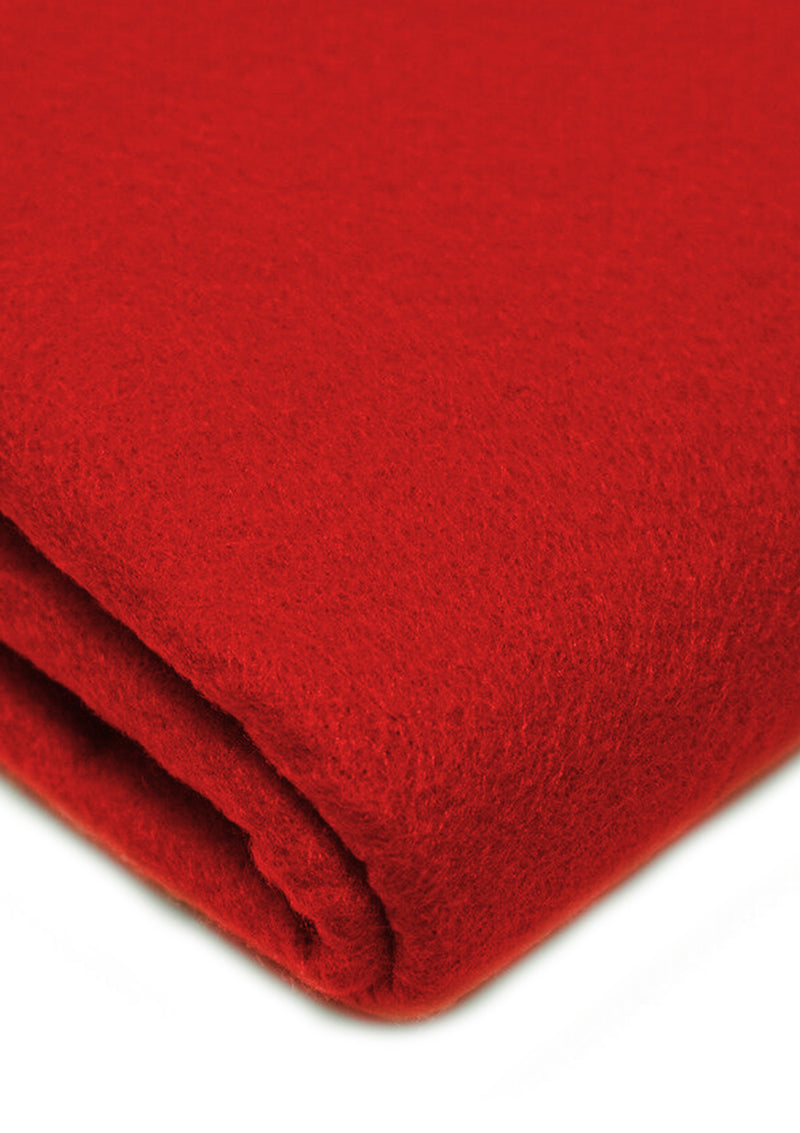 Red Felt Fabric 60" (150cms) Extra Wide 1-2mm Thick for School Projects. Sewing, Decoration, Craft Supplies, Table Cover & Art Projects