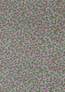 45" 100% Printed Polycotton Floral Print  D