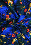 Viscose Shaded Floral Print Soft 60’’ (150cms) Fabric D