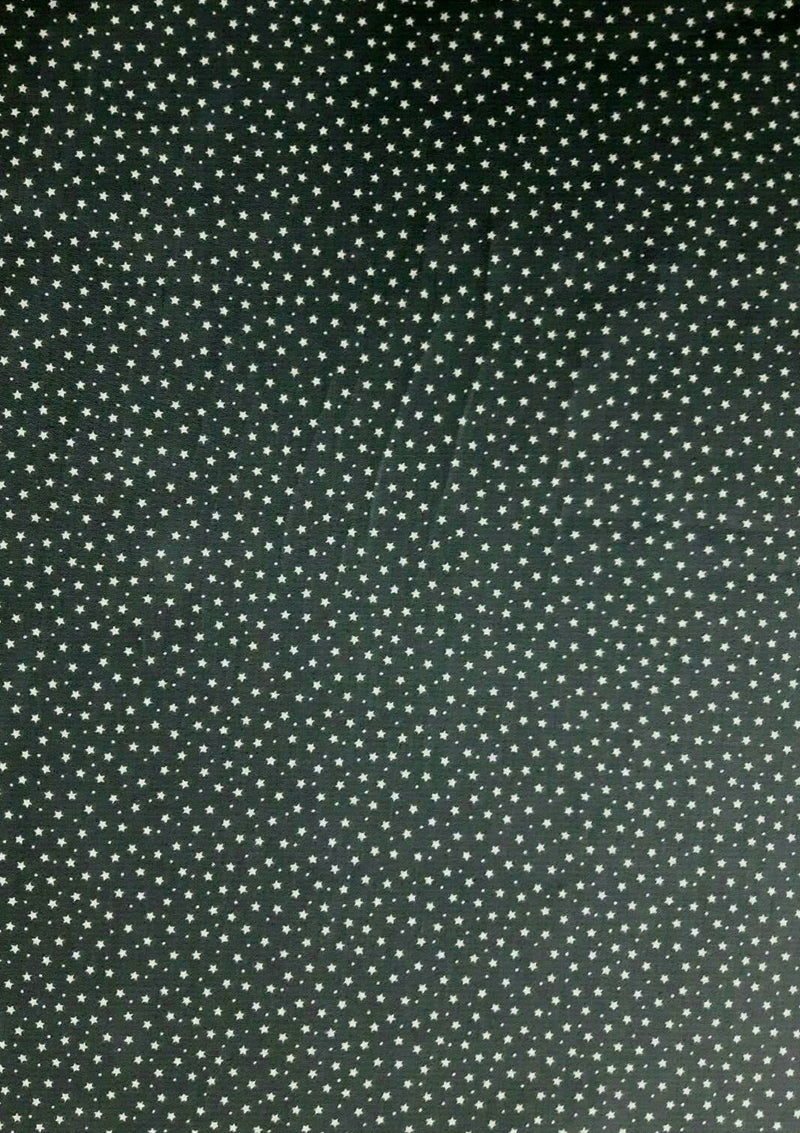 100% 45" Craft Cotton Poplin Printed Fabric Mini Stars & Dots D
