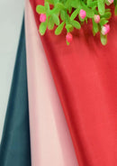 Satin Silky Fabric Plain Dress Coral Peach 150cm Wide Dull Craft Material Bridal Fashion Scrunchies & Headbands